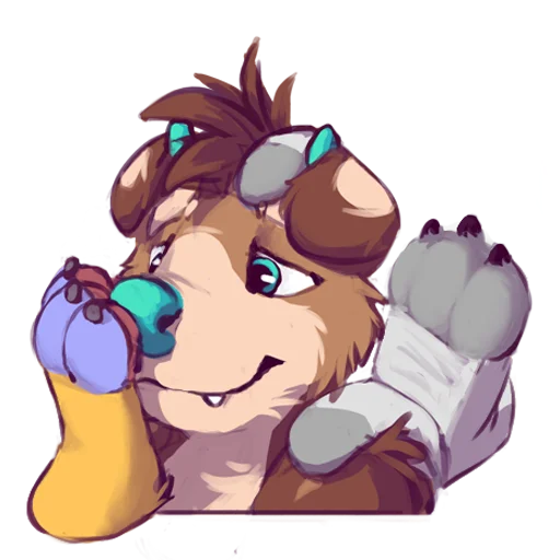 🐾 Стикер «pupper mestiso» для Telegram