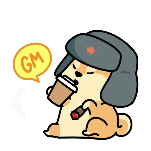 😮‍💨 Эмодзи «собака в шапке» для Telegram