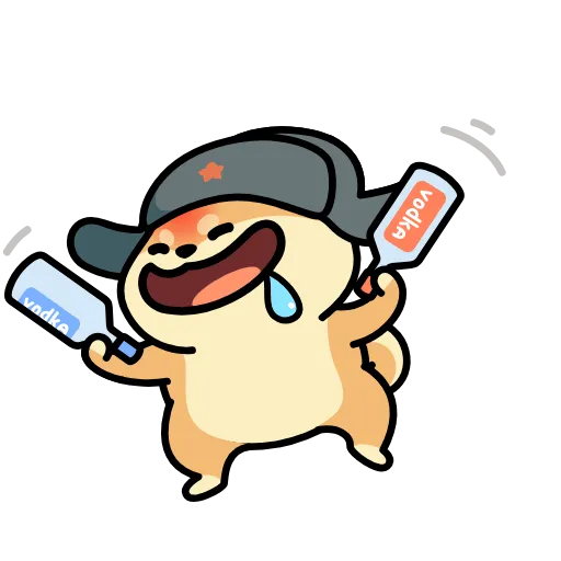 🥴 Эмодзи «собака в шапке» для Telegram