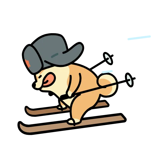 🤶 Эмодзи «собака в шапке» для Telegram