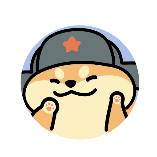 👋 Эмодзи «собака в шапке» для Telegram