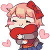 Стикер 22 doki doki 2.