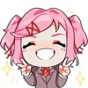 Стикер 28 doki doki 2.