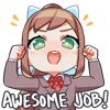 Стикер 8 doki doki 2.