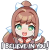 Стикер 9 doki doki 2.