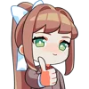 Стикер 10 doki doki 2.