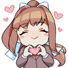 Стикер 3 doki doki 2.