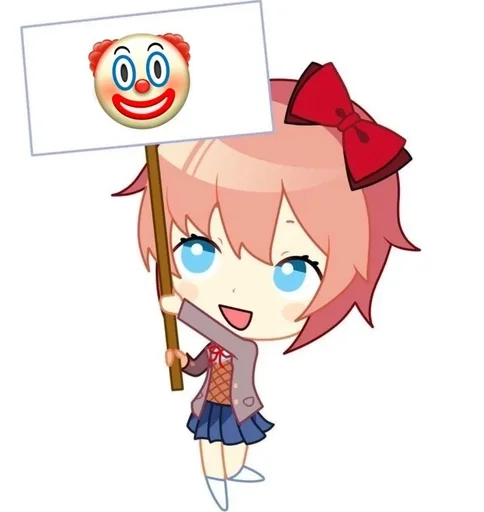 🤡 Стикер «Doki Doki Literature Club» для Telegram