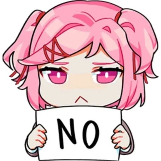 👎 Стикер «Doki Doki Literature Club» для Telegram