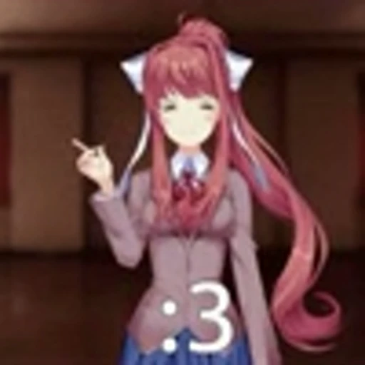 🤩 Эмодзи «Doki Doki Literature Club» для Telegram