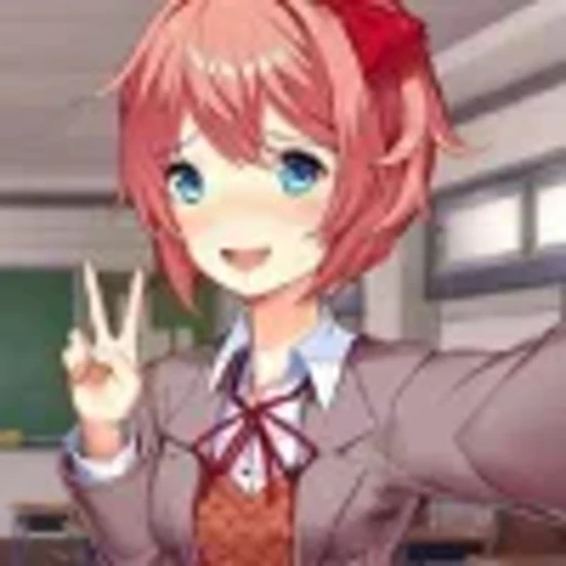 🤩 Эмодзи «Doki Doki Literature Club» для Telegram