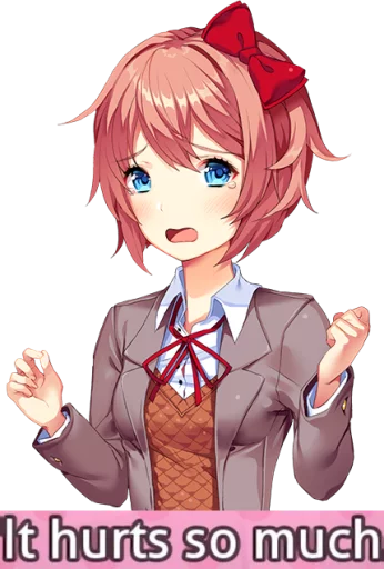 😢 Стикер «Doki Doki» для Telegram