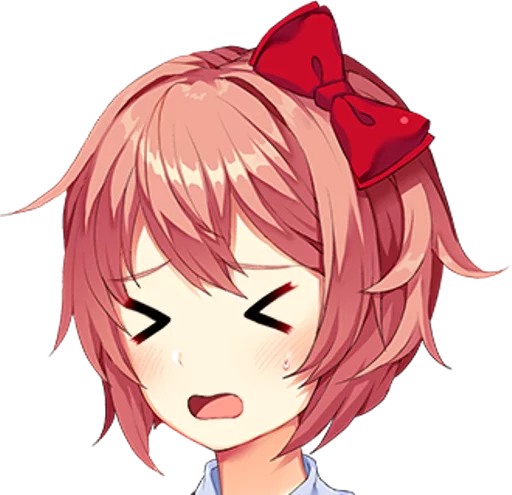 😣 Стикер «Doki Doki» для Telegram