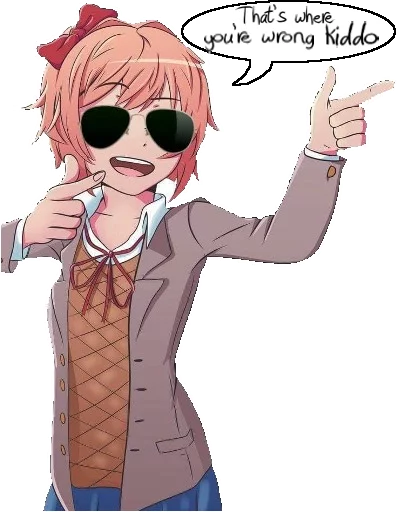 😎 Стикер «Doki Doki» для Telegram