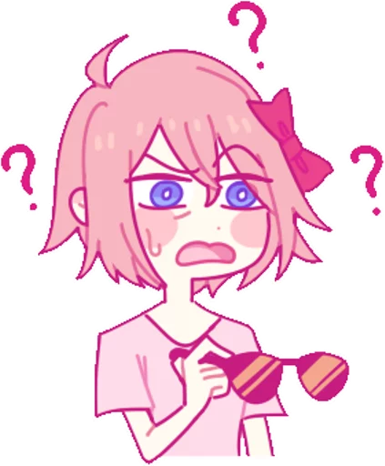 ❓ Стикер «Doki Doki» для Telegram