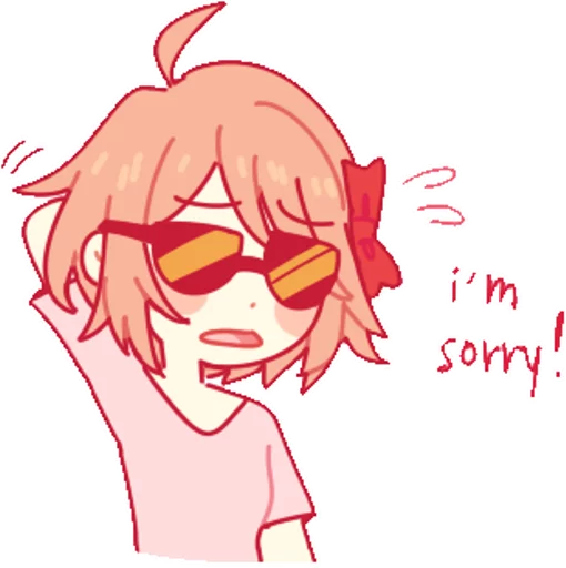 😔 Стикер «Doki Doki» для Telegram