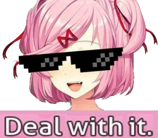 😎 Стикер «Doki Doki» для Telegram