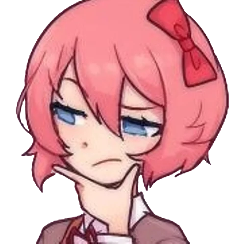 🤔 Стикер «Doki Doki» для Telegram