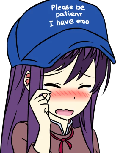 😣 Стикер «Doki Doki» для Telegram