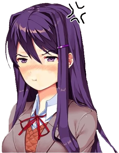 😤 Стикер «Doki Doki» для Telegram