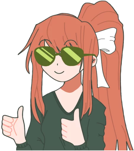 👍 Стикер «Doki Doki» для Telegram