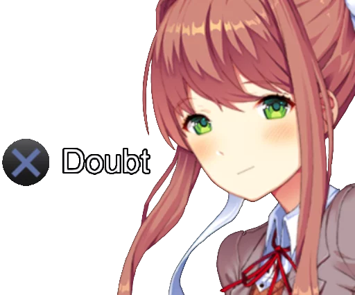 🤔 Стикер «Doki Doki» для Telegram