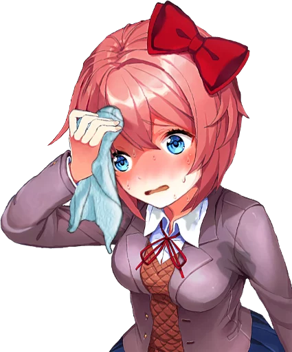 😪 Стикер «Doki Doki» для Telegram
