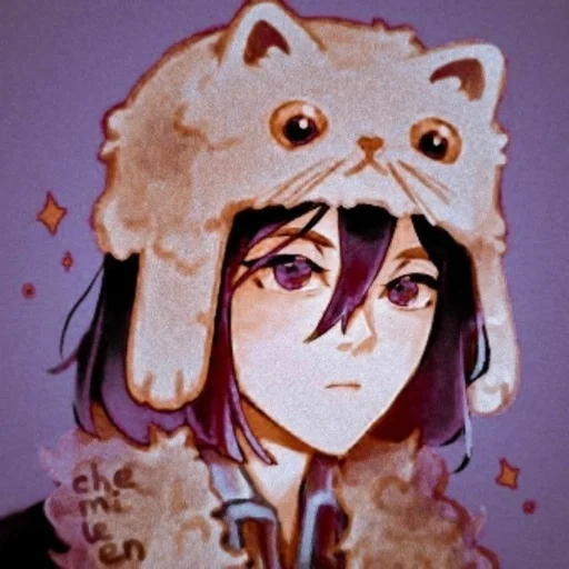 😊 Стикер «естетика доки чан» для Telegram
