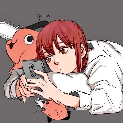 😊 Стикер «естетика доки чан» для Telegram