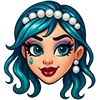 Стикер 37 💖 Набор эмоджи с куклами «Monster High Монстер Хай»