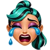 Стикер 10 💖 Набор эмоджи с куклами «Monster High Монстер Хай»