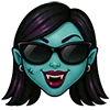 Стикер 40 💖 Набор эмоджи с куклами «Monster High Монстер Хай»