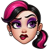 Стикер 11 💖 Набор эмоджи с куклами «Monster High Монстер Хай»