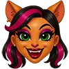Стикер 54 💖 Набор эмоджи с куклами «Monster High Монстер Хай»