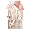 Стикер 3 Doll House