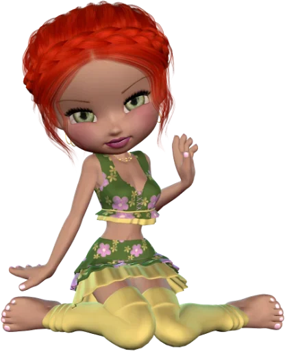 😆 Стикер «Dolls» для Telegram