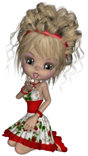 😅 Стикер «Dolls» для Telegram