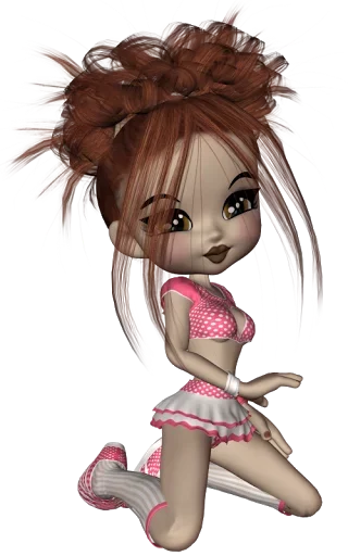 😁 Стикер «Dolls» для Telegram