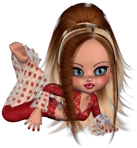 😃 Стикер «Dolls» для Telegram