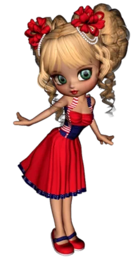 😃 Стикер «Dolls» для Telegram
