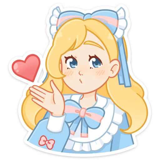 😘 Стикер «Долли» для Telegram