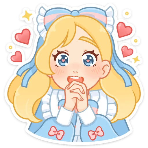 😍 Стикер «Долли» для Telegram