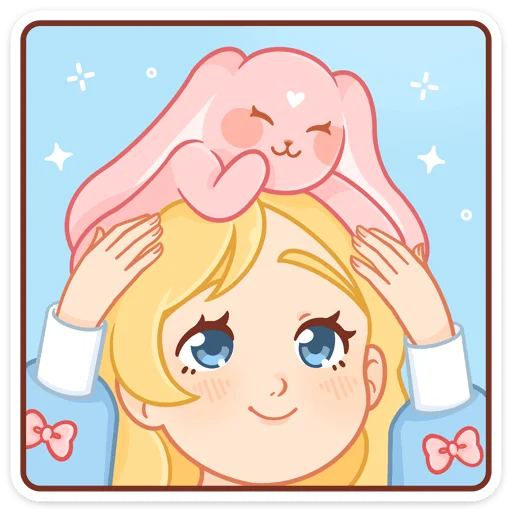 🤩 Стикер «Долли» для Telegram