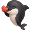 😘 Эмодзи «Милый дельфин» для Telegram