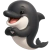 🫶 Эмодзи «Милый дельфин» для Telegram