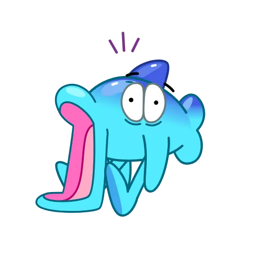 😨 Стикер «Dolphin Jumpy» для Telegram