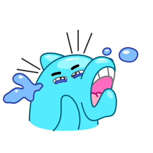 😭 Стикер «Dolphin Jumpy» для Telegram
