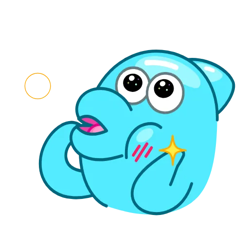 🤩 Стикер «Dolphin Jumpy» для Telegram