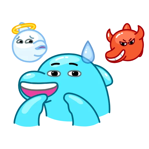 😅 Стикер «Dolphin Jumpy» для Telegram