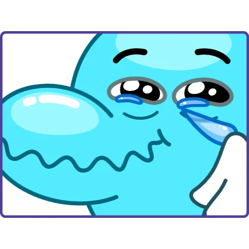 🥲 Стикер «Dolphin Jumpy» для Telegram